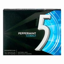5 Gum Peppermint Cobalt 15 Sticks