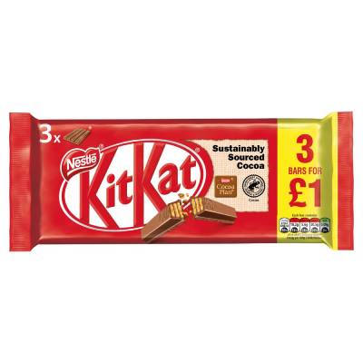 Kitkat 4 Finger 3 Bar Pack | Sugar World | Sri Lanka